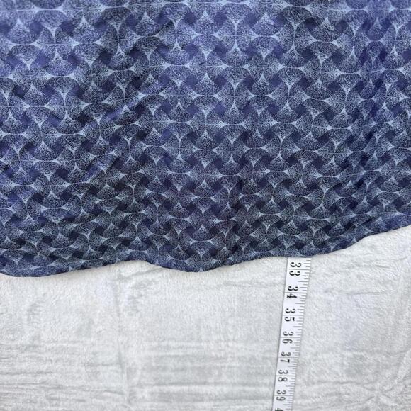 Robert Graham Classic Fit Long Sleeve Button Down Shirt Blue Geometric Men Sz XL - Picture 5 of 8